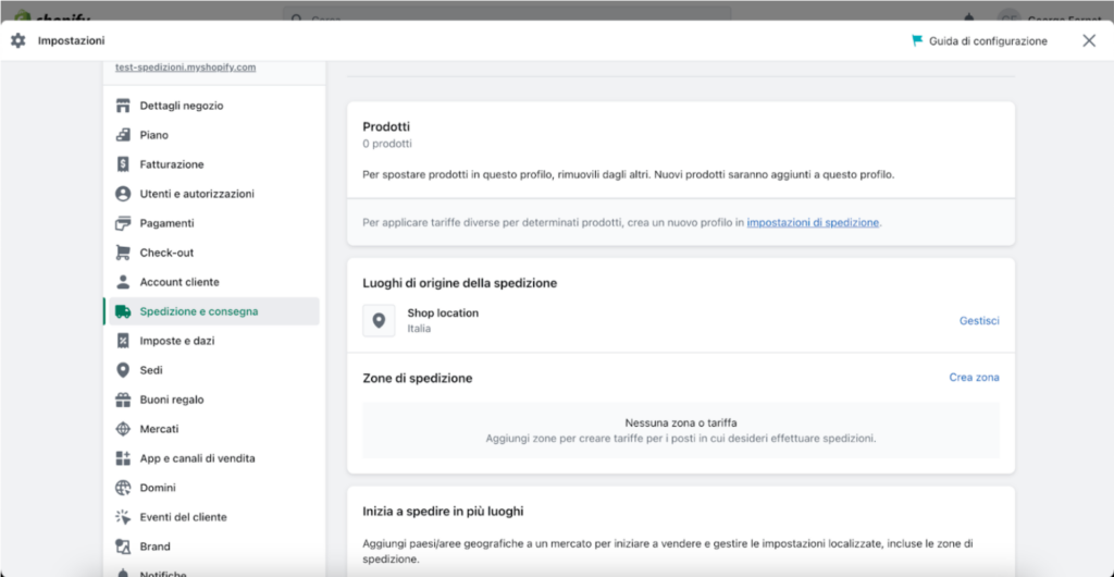 Spedizioni Shopify: cosa sapere