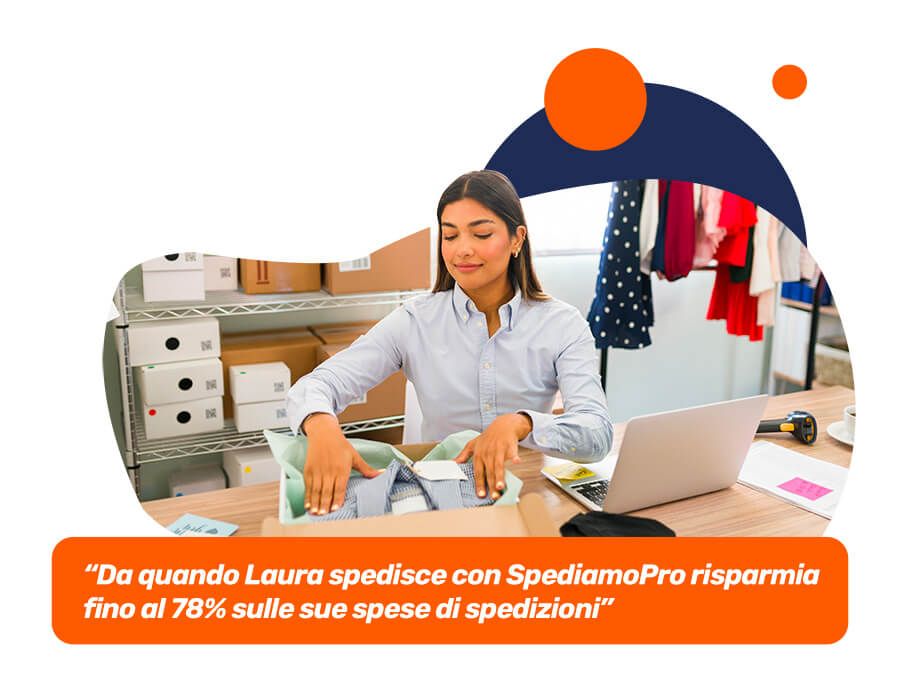 testimonianza laura piattaforma spedizioni ecommerce